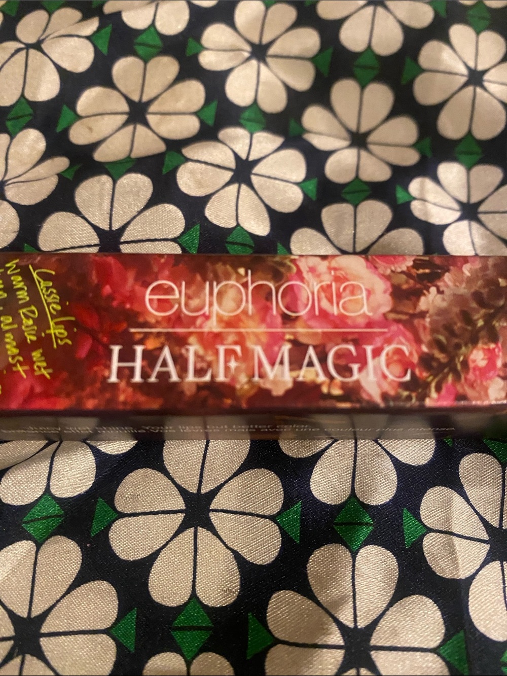 Euphoria Half Magic Lipstick - Floral Packaging (Red Accents)